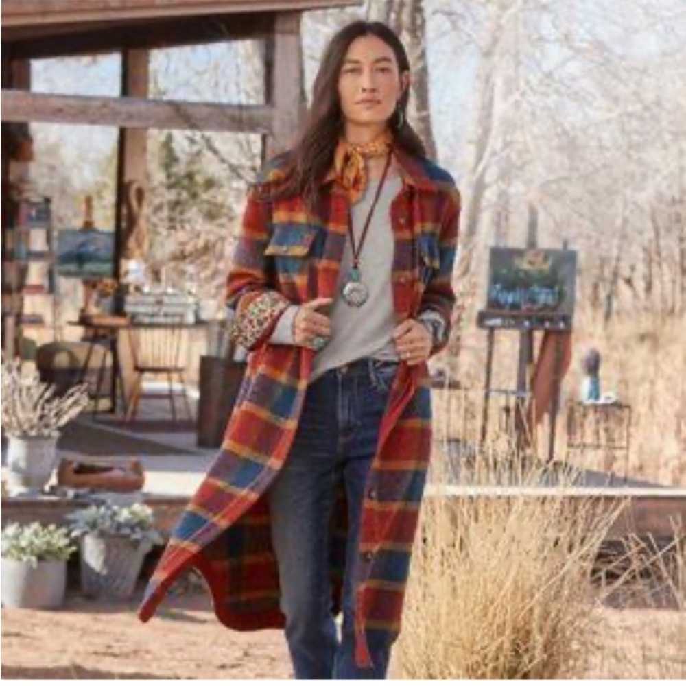 Sundance Legacy Plaid Jacket size Medium